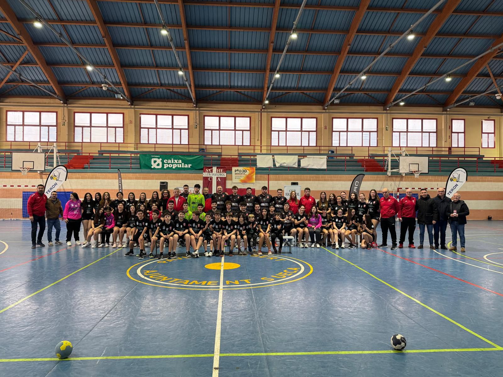 Presentació de tots els equips del Club Handbol Sueca